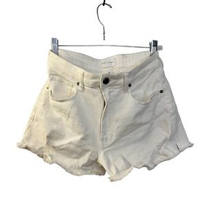 WHITE JEAN SHORTS SIZE 26 FROM DEAR JOHN